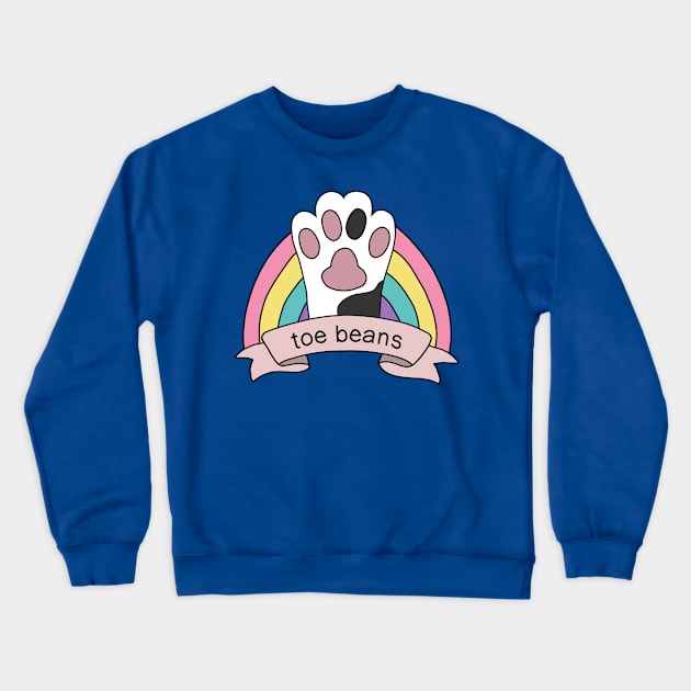 Toe Beans Crewneck Sweatshirt by valentinahramov